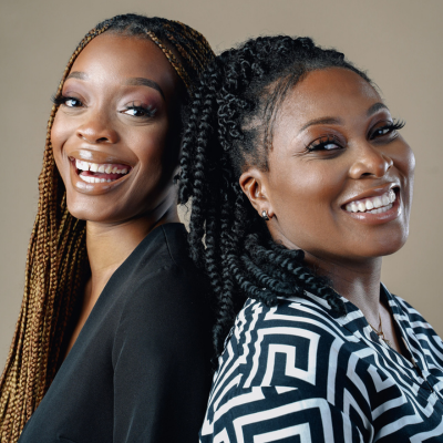 Astrid Madimba and Chinny Ukata